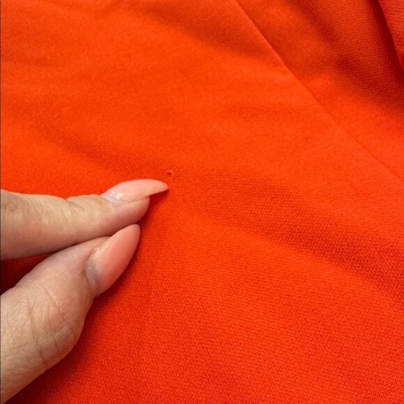 Likely Red Ruffle Cocktail Dress - Picture 3 of 10